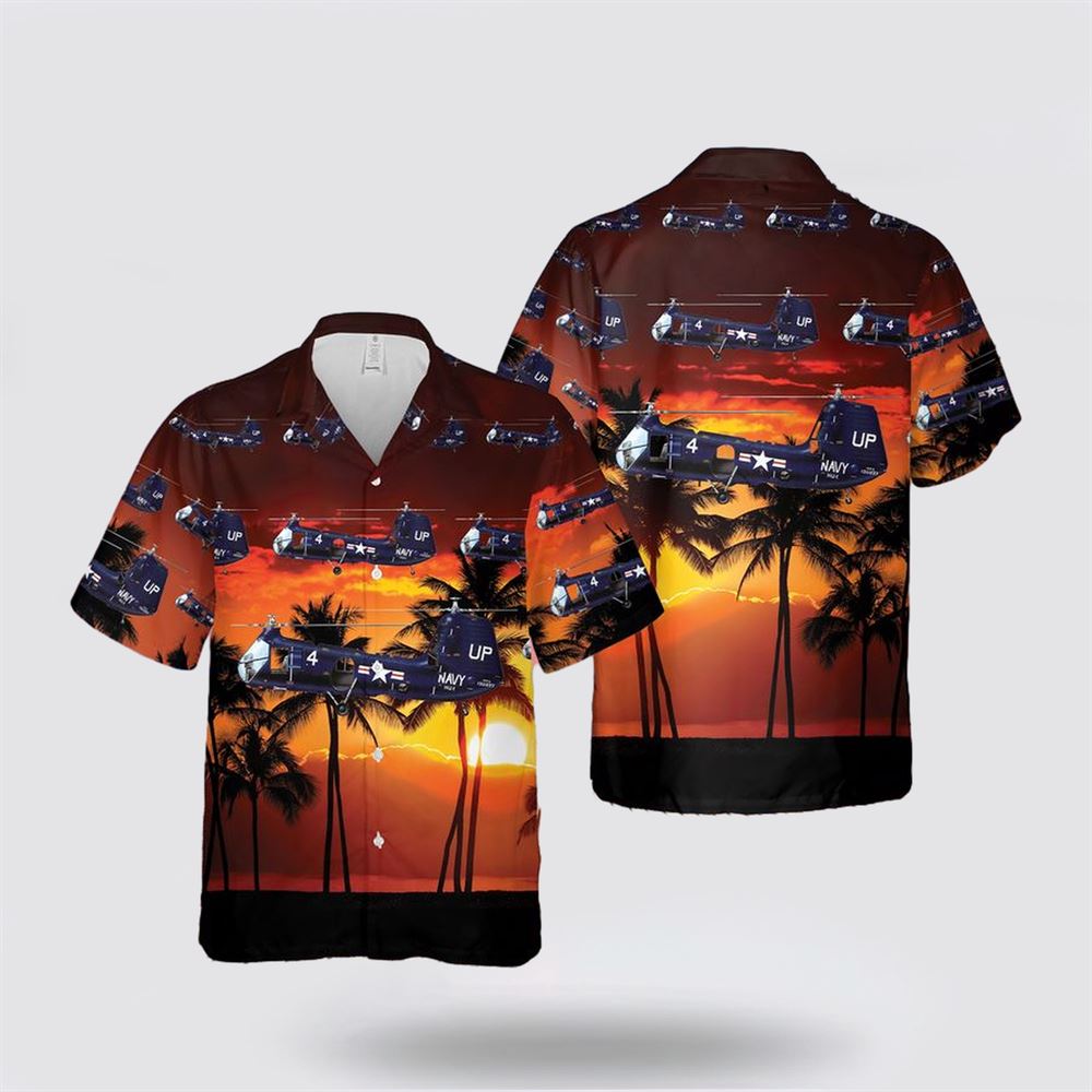 US Navy Piasecki HUP RetrieverH-25 Army Mule Hawaiian Shirt - Hawaiian Shirt Gift For Military Personnel