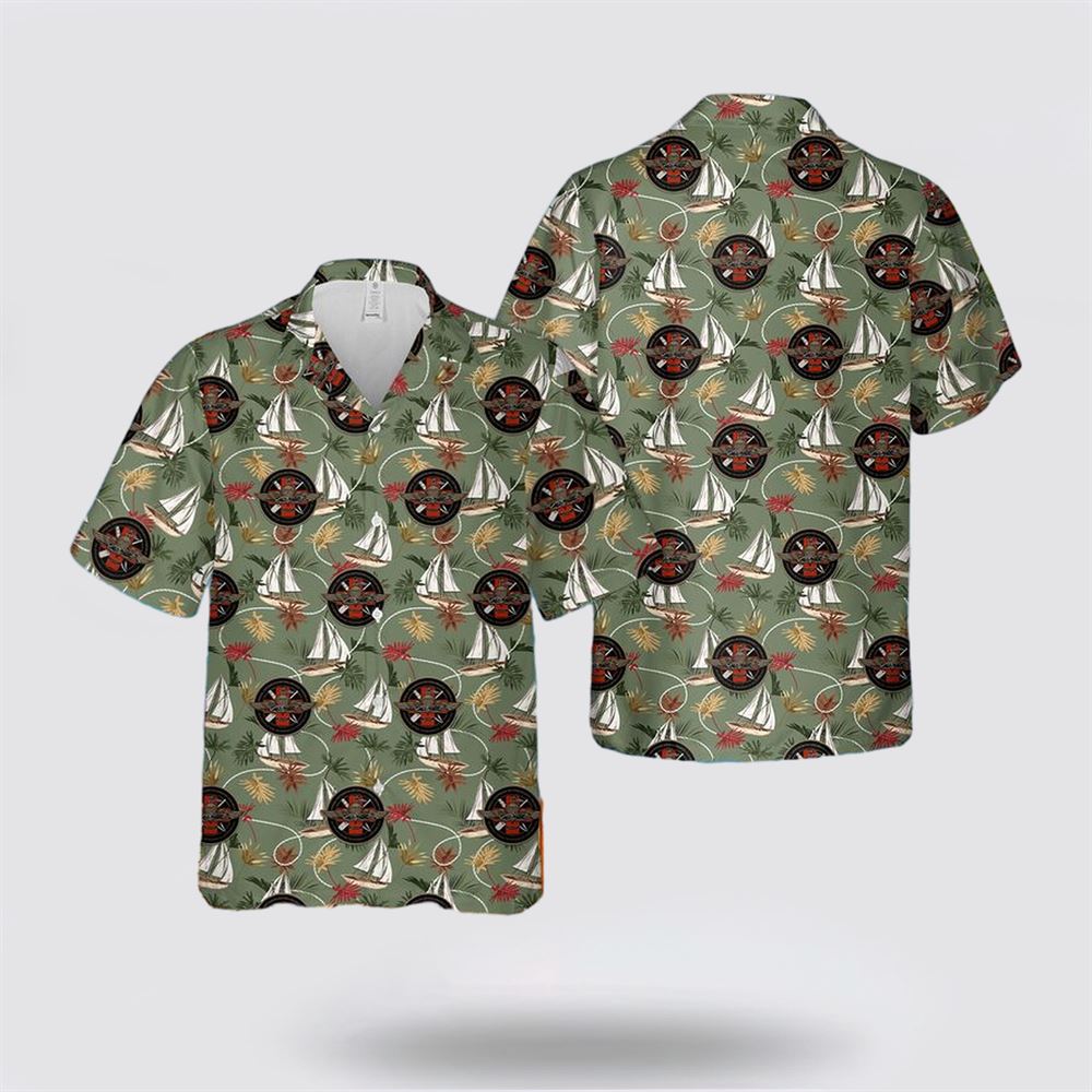 US Navy SARC Insignia Hawaiian Shirt - Beachwear Gift For Military Personnel