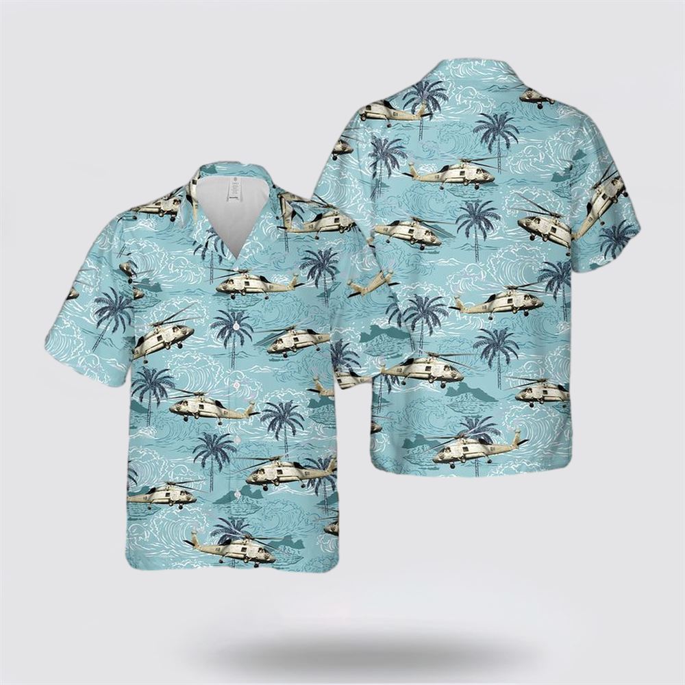 Us Navy Sikorsky SH-60 Seahawk Hawaiian Shirt - Beach Clothes Gifts For Military Personnel