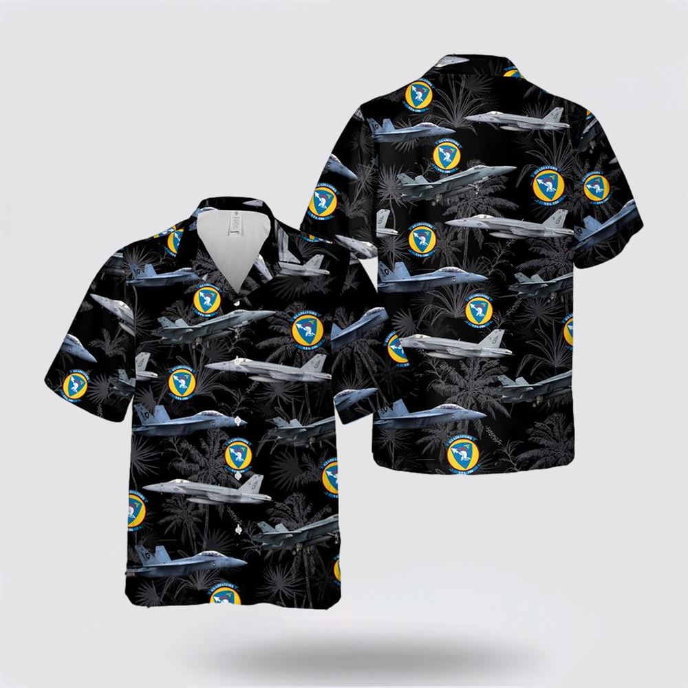 US Navy Strike Fighter Squadron 106 VFA-106 Gladiators Hawaiian Shirt - Gift For Military Personnel