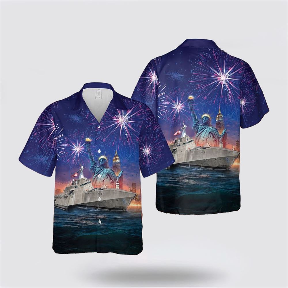 US Navy USS Independence (LCS-2) Hawaiian Shirt - Gift For Military Personnel