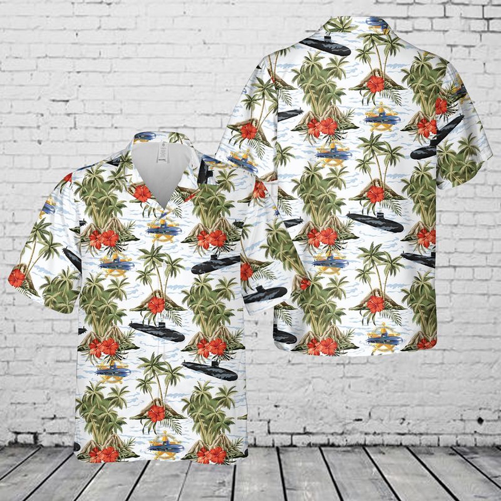 US Navy USS Texas (SSN-775) Hawaiian Shirt, Texas Hawaii Shirt, Texas Shirt