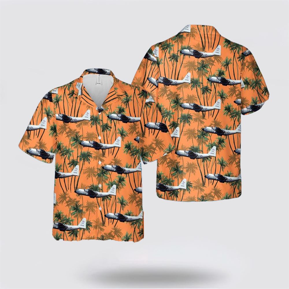 US Navy VR-54 Lockheed C-130T Hercules Hawaiian Shirt - Gifts For Navy Military Personnel