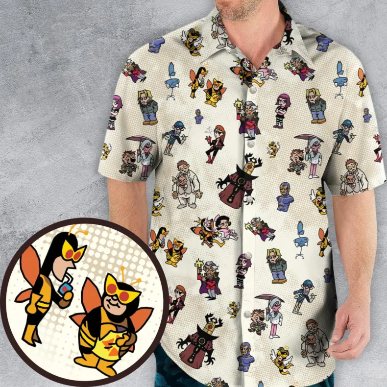V Is For Venture The Venture Bros Villains Hawaiian Shirt