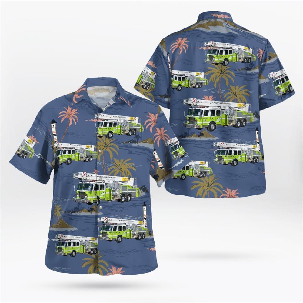 Verplanck Fire District, New York Hawaiian Shirt - Gifts For Firefighters In Verplanck, NY