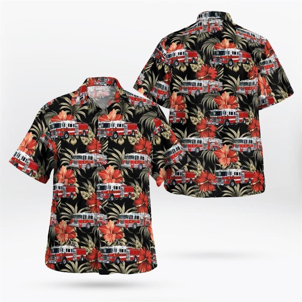 Westhampton Beach Fire Department, New York Hawaiian Shirt - Gifts For Firefighters In Westhampton Beach, NY