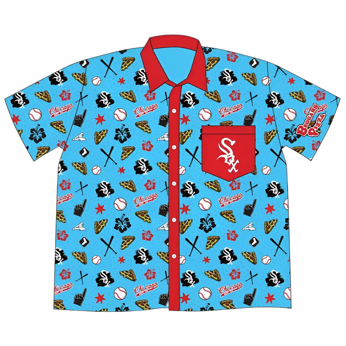 White Sox Hawaiian Shirt Blue Giveaway