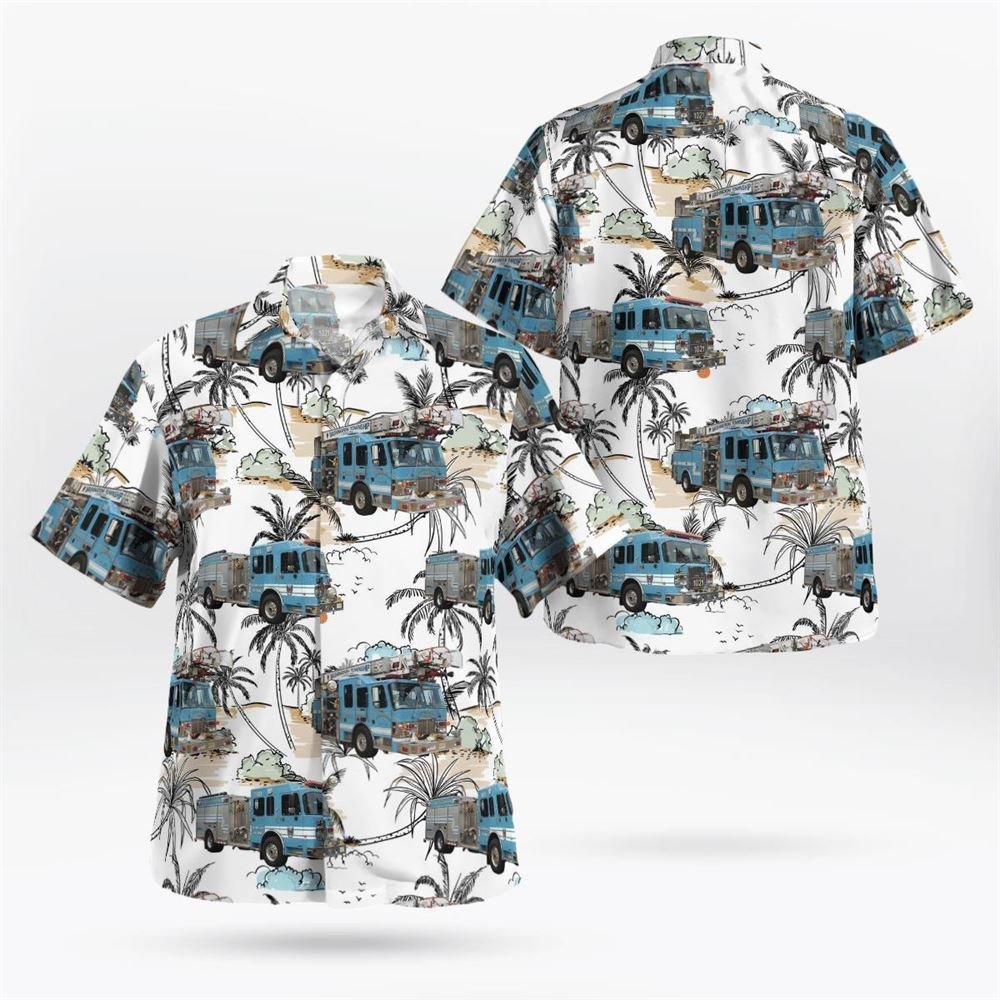 Whitman Square Fire Company, Sewell, New Jersey Hawaiian Shirt - Gifts For Firefighters In Sewell, NJ