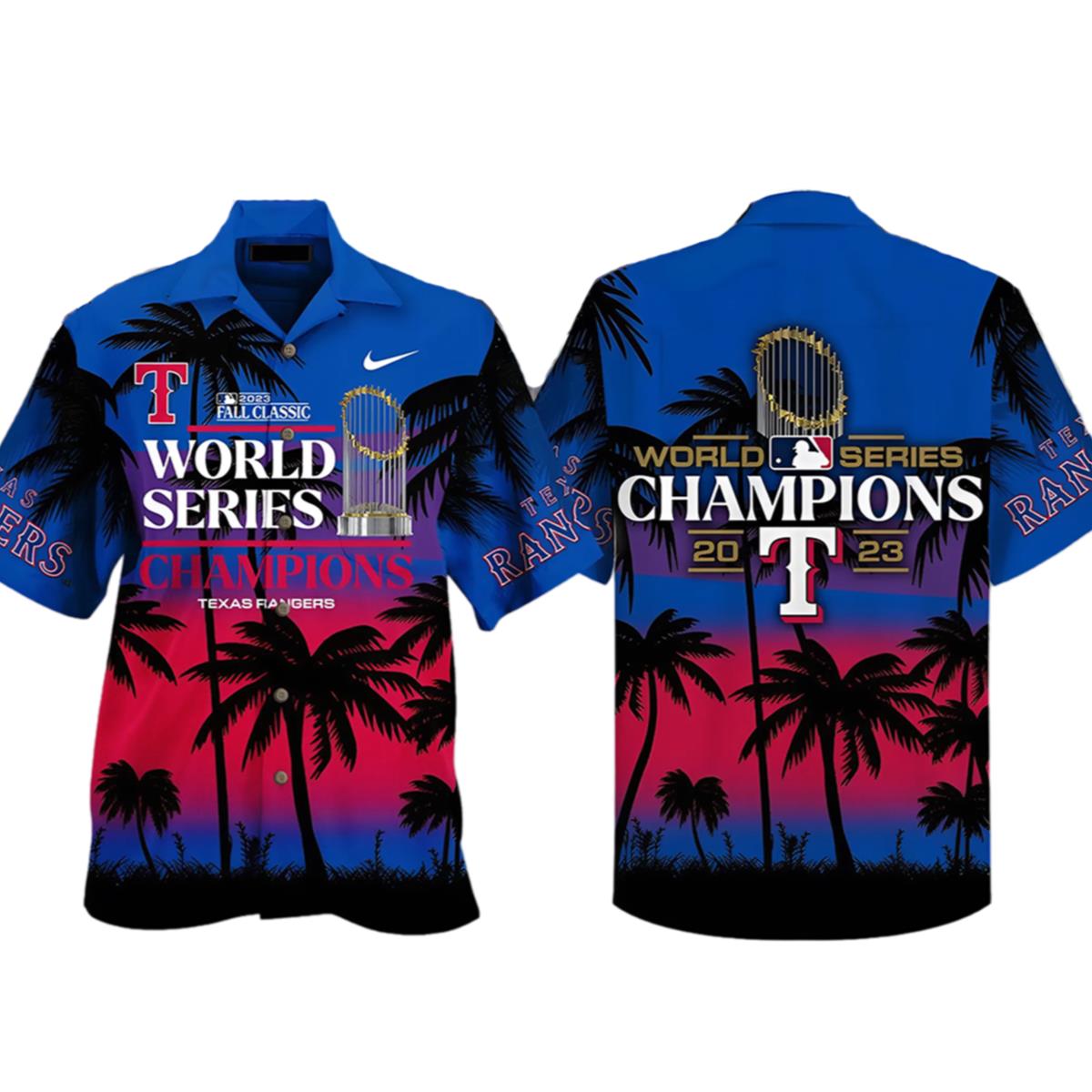 World Series Champions Texas Rangers Hawaiian Shirt