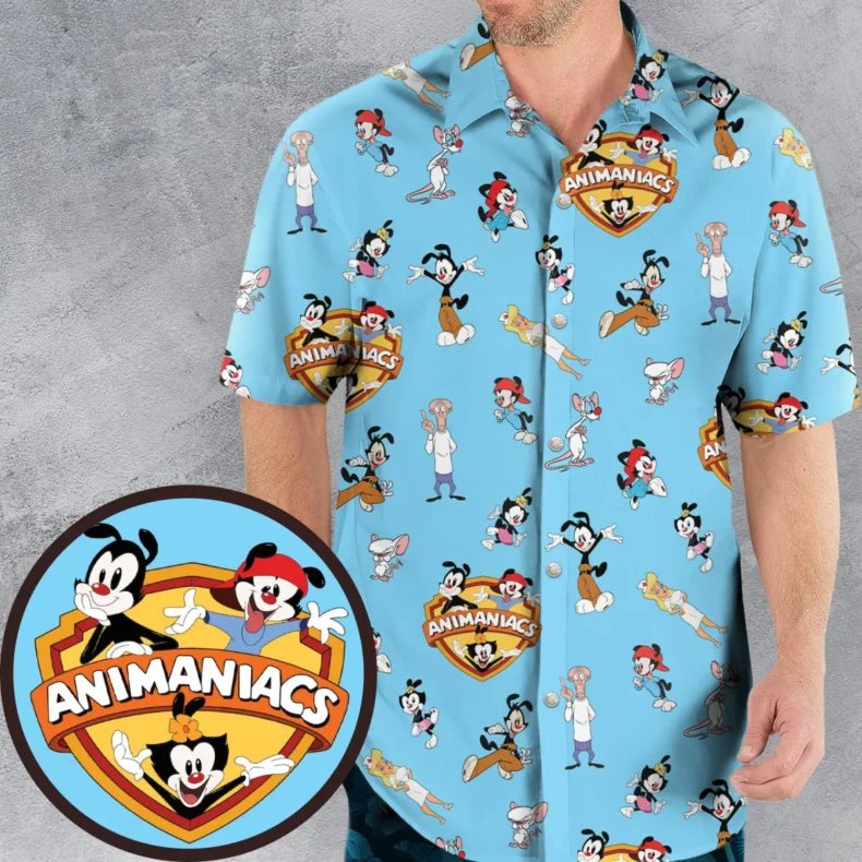 Yakko Wakko Dot Pinky and The Brain Animaniacs Hawaiian Shirt