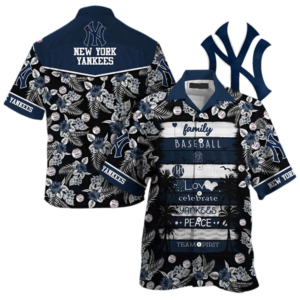 Yankees Hawaiian Shirt Night Family Baseball