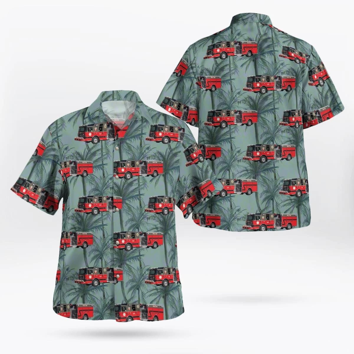 Yaphank Fire Department, Yaphank, New York Hawaiian Shirt - Gifts For Firefighters In Yaphank, NY
