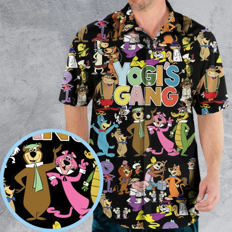 Yogi's Gang Characters Hawaiian Shirt