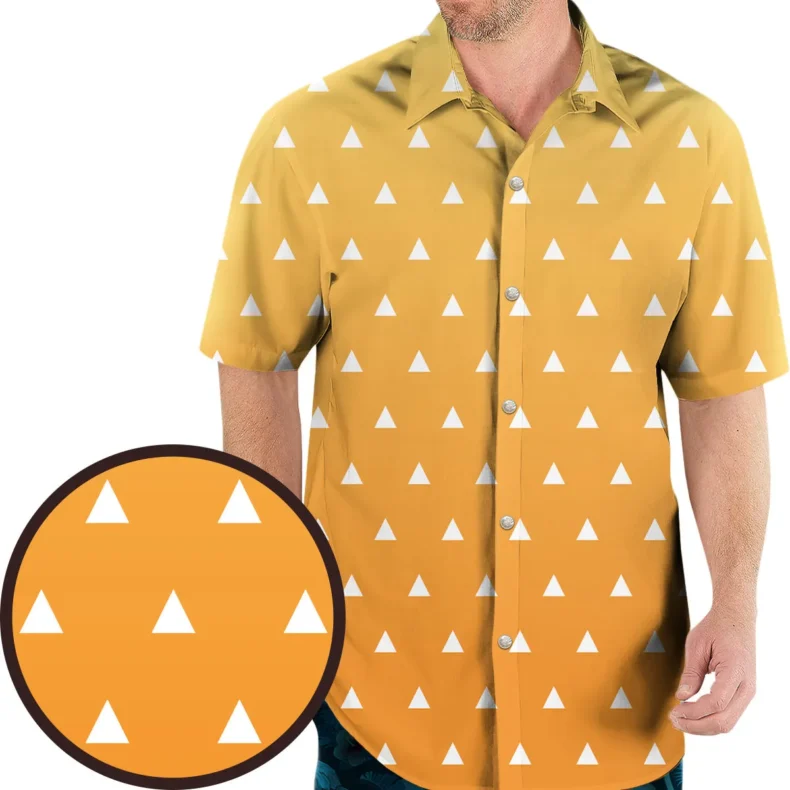 Zenitsu Agatsuma Demon Slayer Hawaiian Shirt