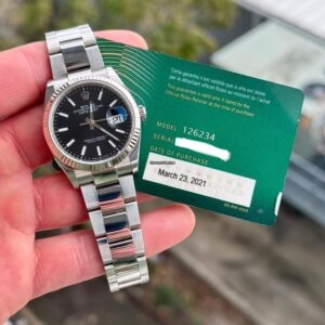 Rolex Datejust 36mm 126234 Bright Black Dial Watch Men-3
